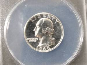 1960 PF64 ANACS Washington Silver Q...