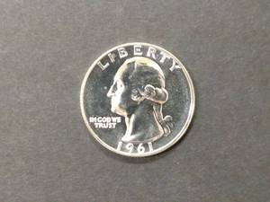 1961 Proof Washington Silver Quarte...