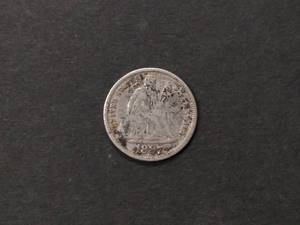 1887 Seated Liberty Silver Dime...