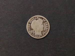 1912 Barber Silver Dime...