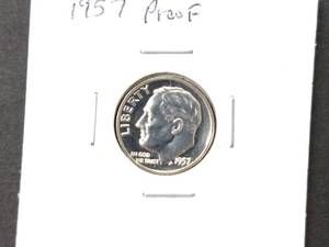 1957 Proof Roosevelt Silver Dime...