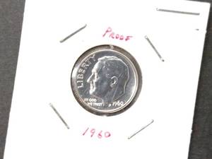 1960 Proof Roosevelt Silver Dime...