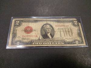 1928 C Two Dollar Red Seal United S...