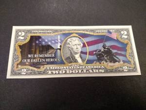 2009 Colorized Two Dollar Federal