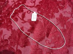 Sterling Silver Rope Necklace