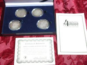 Silver Barber 12 Dollar 4 Mint Collector Set