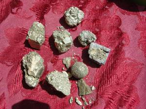 Group Pyrite (Gold) Mineral Specimens