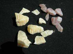 Pink, Yellow Mineral Specimens