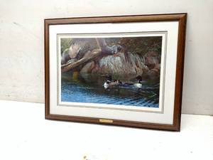 lot 1 image: Spring on Eagle Lake Print, 35x27...