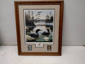 lot 5 image: Boundary Waters Print, 1990 Leo San...