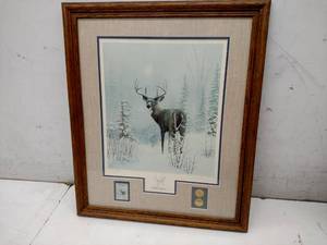 lot 6 image: Winter Wonder Print, 1990 Leo Sans,...