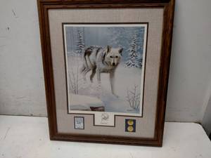 lot 7 image: Silent Stare Print, 1992 Leo Sans, ...