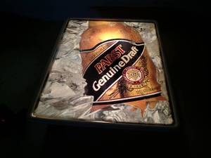 lot 39 image: Pabst Lighted Sign, New, 17x22...