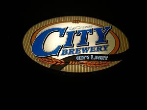 lot 40 image: City Brewery Lighted Sign, New, 19x...
