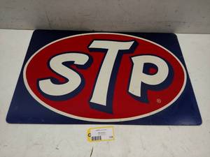 lot 135 image: Vintage STP  Sign