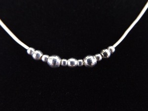 .925 Sterling Silver Slide Ball Necklace