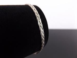 .925 Sterling Silver Snake Link Weave Bracelet