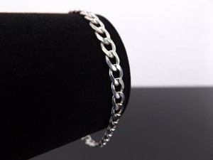 .925 Sterling Silver Figaro Link Bracelet