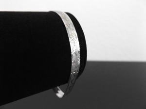 .925 Sterling Silver Dolphin Etched Herringbone Bracelet