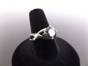 .925 Sterling Silver Faceted Mystic Quartz Ring Size 8