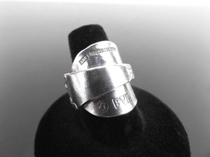 .925 Sterling Silver Swedish Spoon Ring Size 7