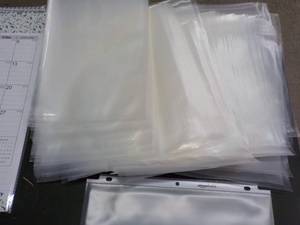 Plastic Sleeves and Calendar...