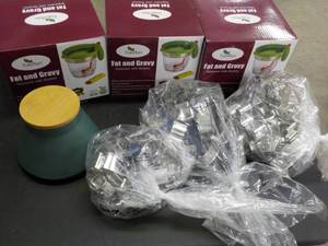 Set of 3 Fat and Gravy Separators w...