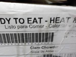 1 Case Frozen Ready to Serve Clam C...