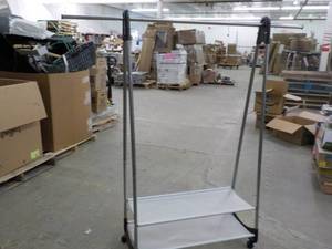 Clothes Rack with Bottom Storage...