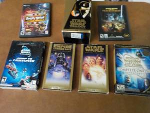 Star Wars DVDs and VHS Tapes...