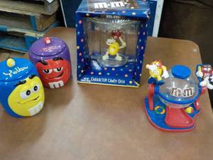 2 M & M Cookies Jars and more...