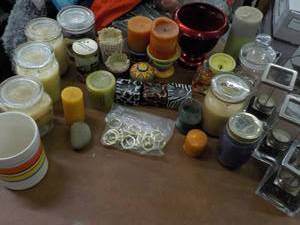 Candles and Candle Holders...