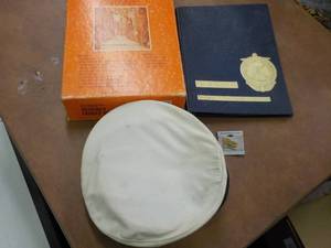 Bible, Naval Book, Hat and Pin...