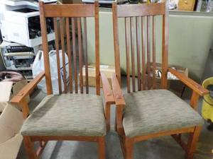 2 Wood Chairs...