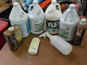 Defoamer, Flex, Cleaners- percentag...