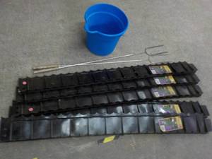 5 Sections interlocking Edging, Fir...