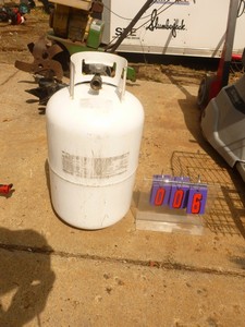 30 lb tank. Used condition. As shown.