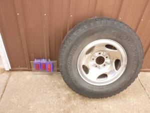 Ford 2457516 wheel & tire. Good tread. Good for spare. As shown.