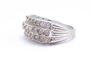 lot 49 image: Ladies Sterling Silver Estate Dinner Ring