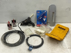 lot 51 image: Bucket Of Misc Hot Glue Gun & Glue Supplies -- Shop Supplies -- Etc