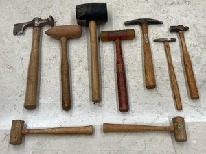lot 52 image: Bucket Of Misc Assorted Specialty Hammers & Hand Tools