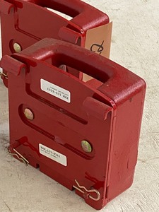 lot 22 image: Set Of (2) Exmark Lawn Mower Weights