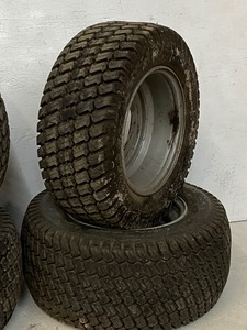 lot 13 image: Set Of (4) ATV  Lawn Mower Wheels & Tires