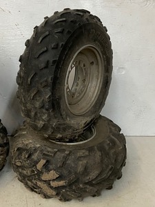 lot 11 image: Set Of (4) ATV Wheels & Tires