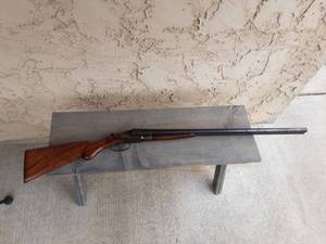 Double Barrel 12 Ga. Serial # 85452 Batavia, NY-Baker Gun Company (Some Rust On The Barrel)