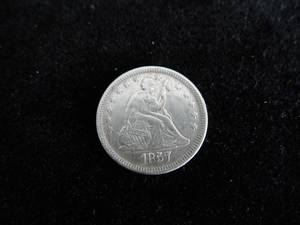 US 1857 Quarter Dollar