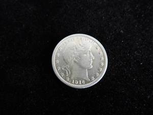 US 1916 D Quarter Dollar