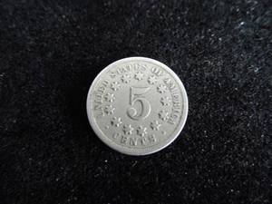 US 1868 Shield Nickel