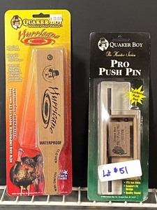 Lot Of (2) New Turkey Calls (1) Pr...