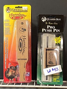 Lot Of (2) New Turkey Calls (1) Pr...